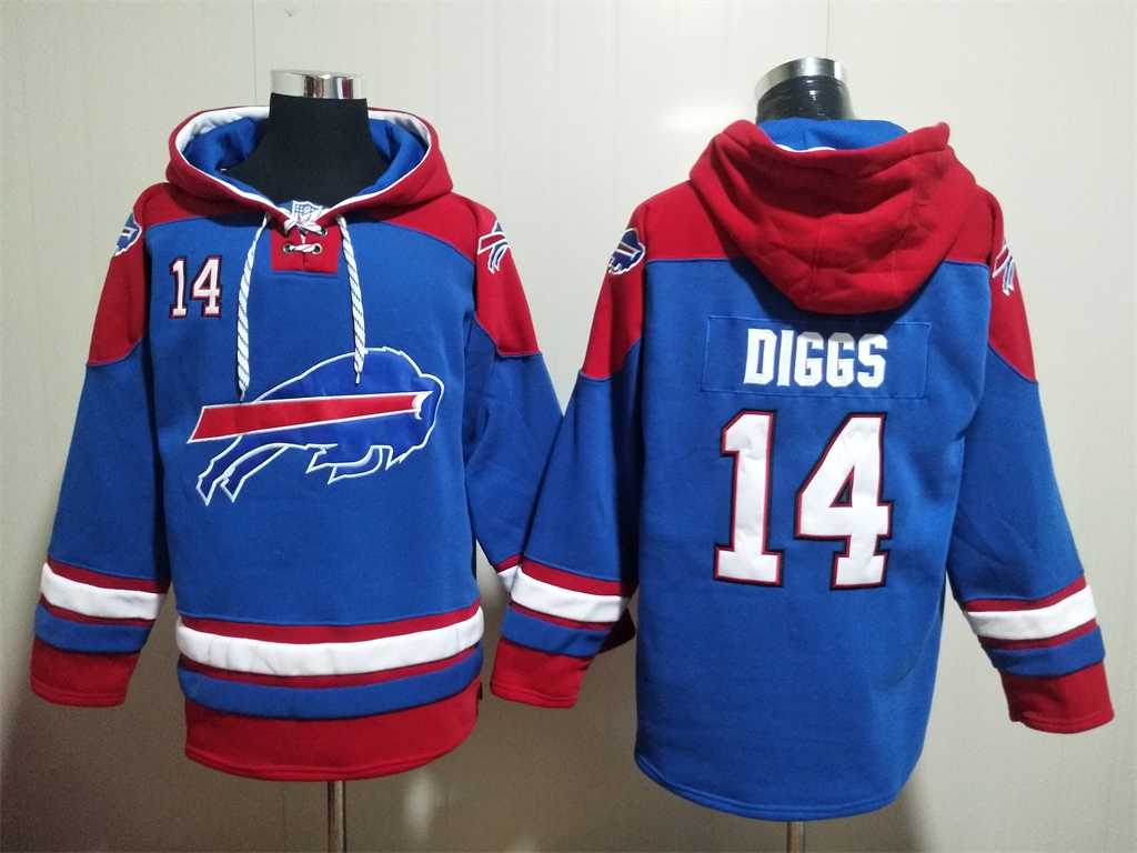 Buffalo Bills #14 Stefon Diggs Blue Ageless Must Have Lace Up Pullover Hoodie,We sell and wholesale Buffalo Bills #14 Stefon Diggs Blue Ageless Must Have Lace Up Pullover Hoodie on line form chian!